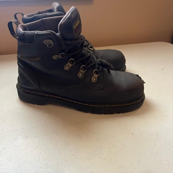 Dr Martens High Top Steel Toe Imperfections Boots Sz 10 main image 8